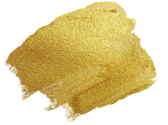 Gold Metallic Brushstroke